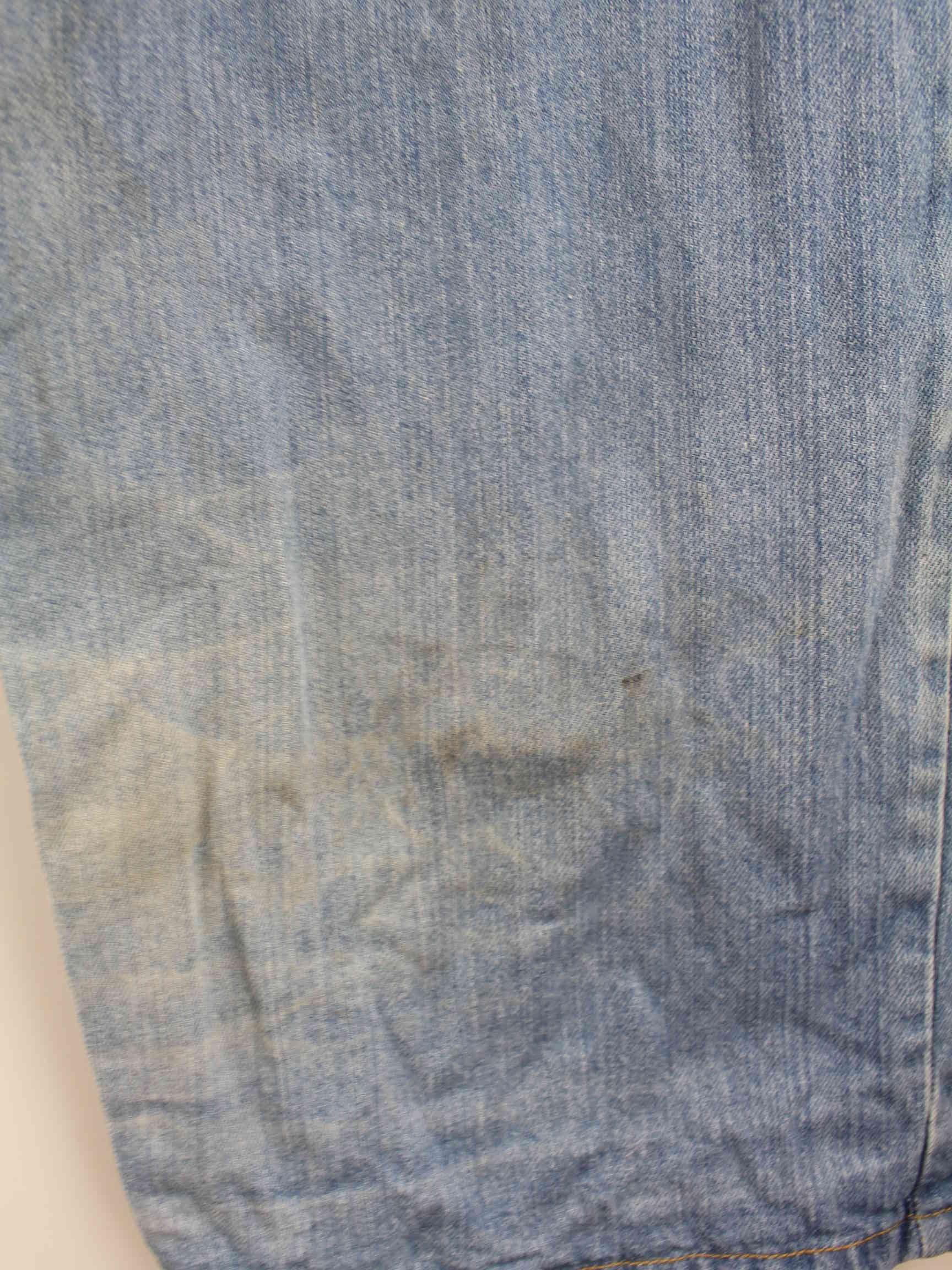 Makaveli y2k 2Pac Print Jeans Blau (detail image 11)