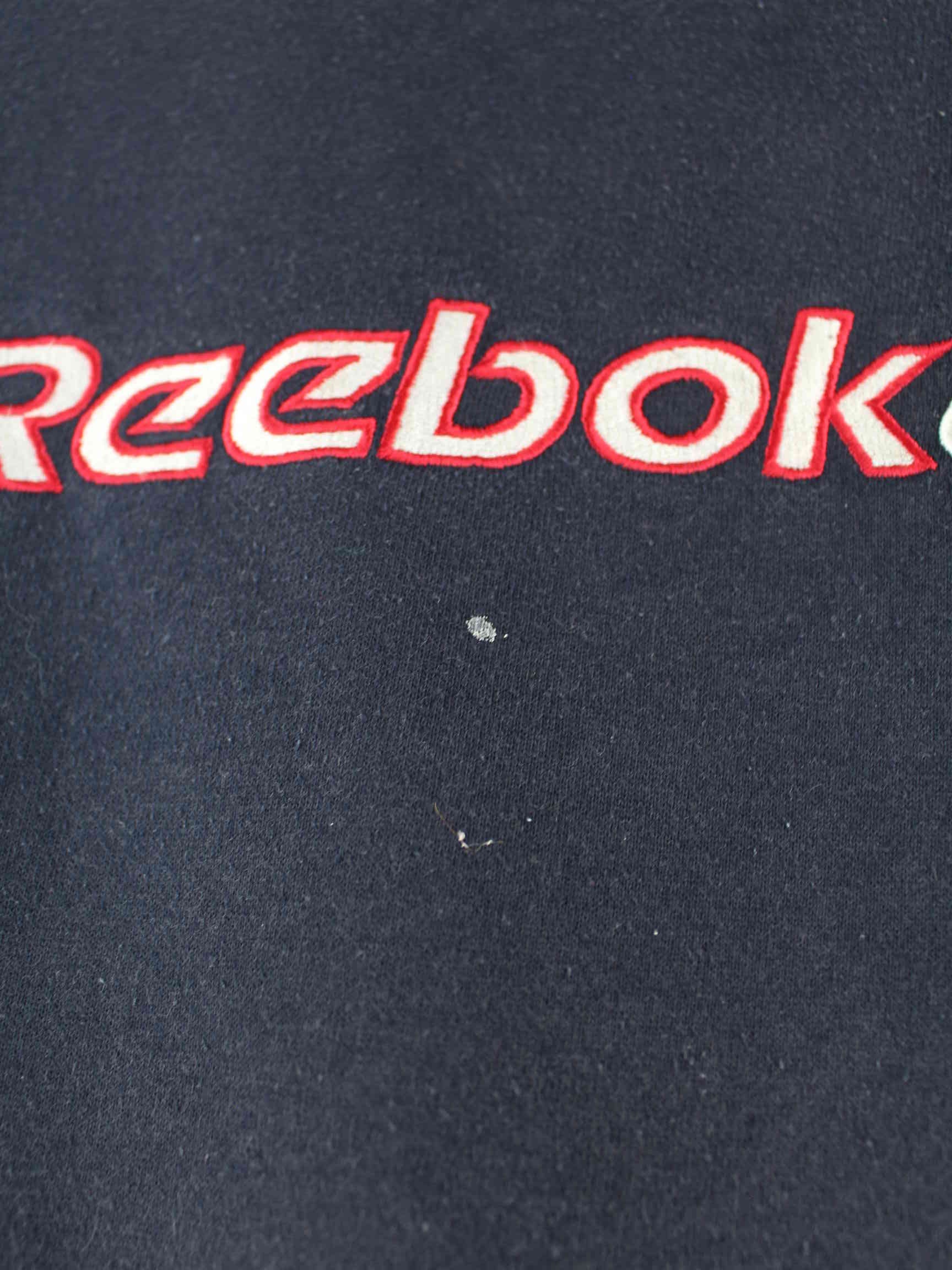Reebok y2k Embroidered Logo Sweater Blau S (detail image 2)