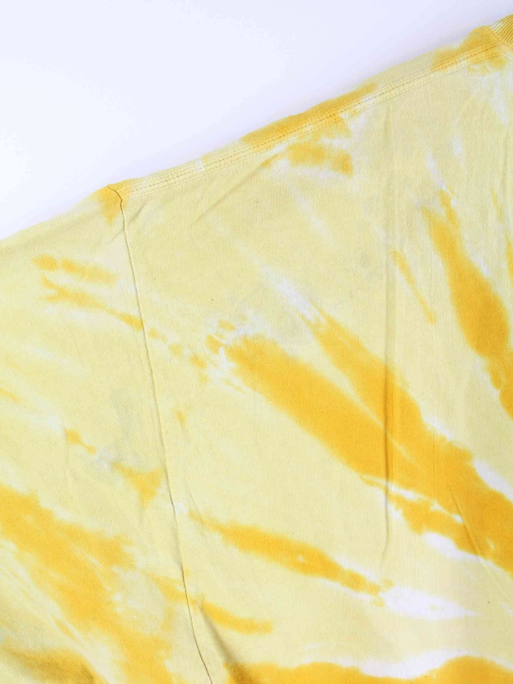 Port & Company y2k Print Tie Dye T-Shirt Gelb 3XL (detail image 2)