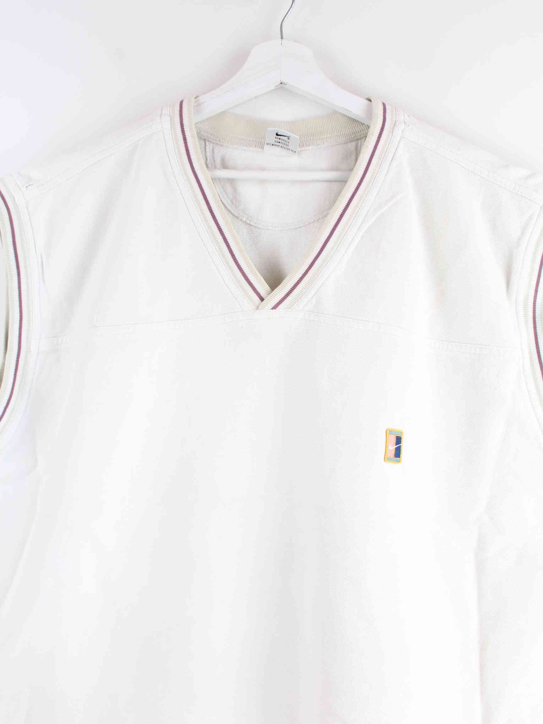 Nike 90s Vintage Court Pullunder Weiß XXL (detail image 1)