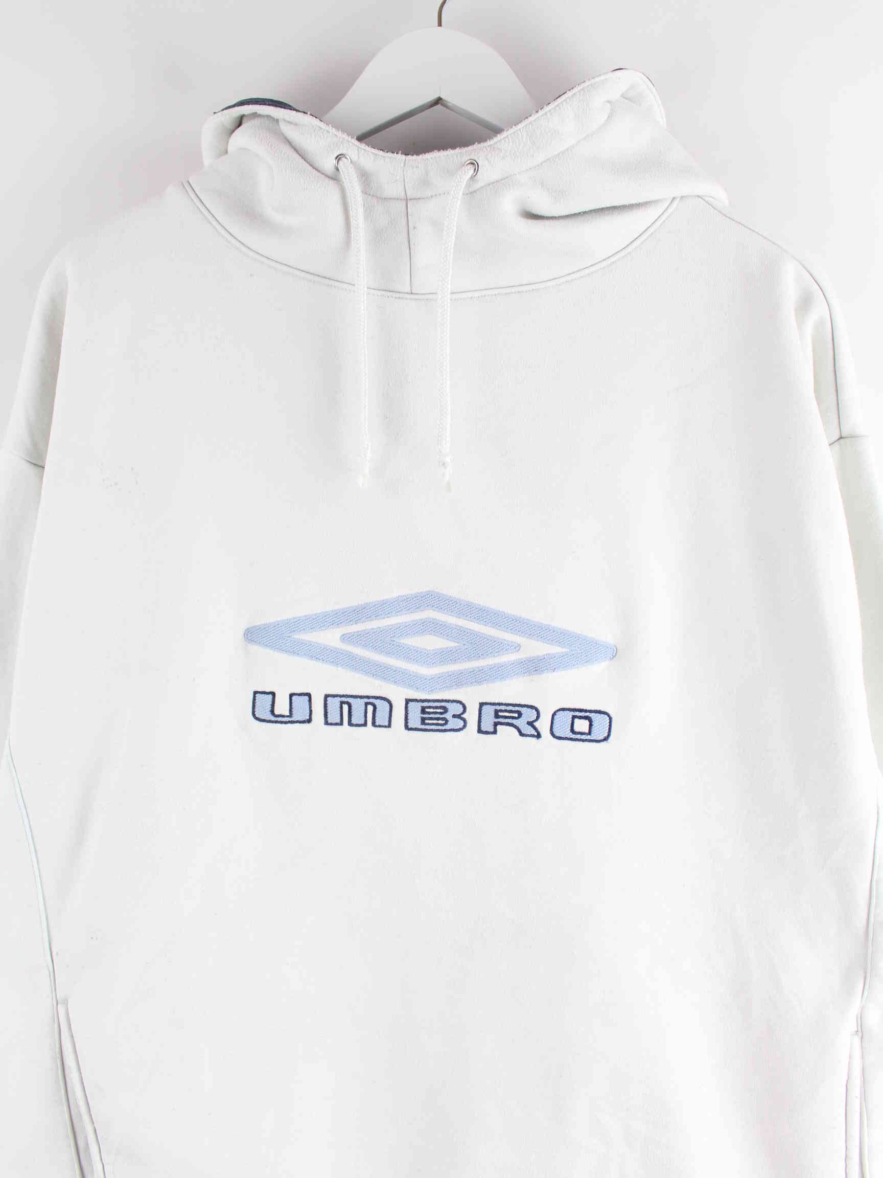 Umbro 90s Vintage Embroidered Hoodie Weiß XL (detail image 1)