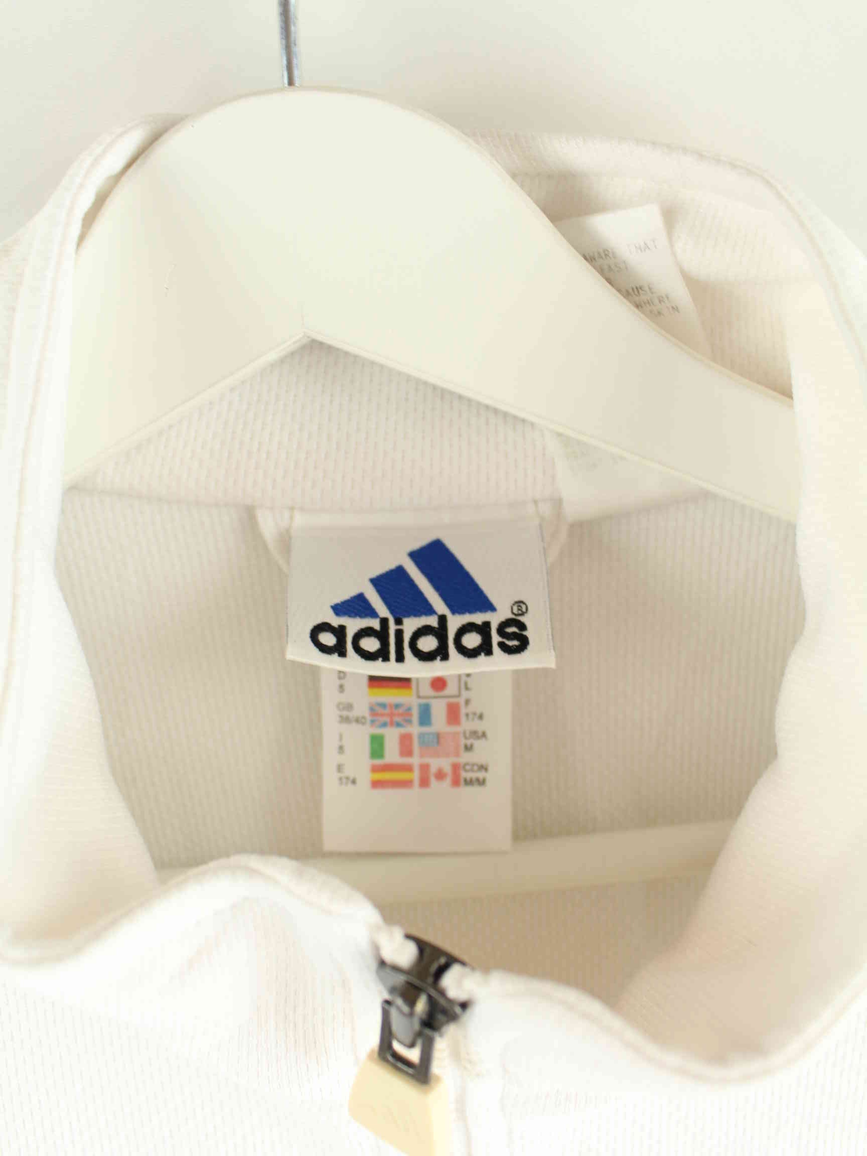 Adidas 90s Vintage Performance Trainingsjacke Weiß M (detail image 2)