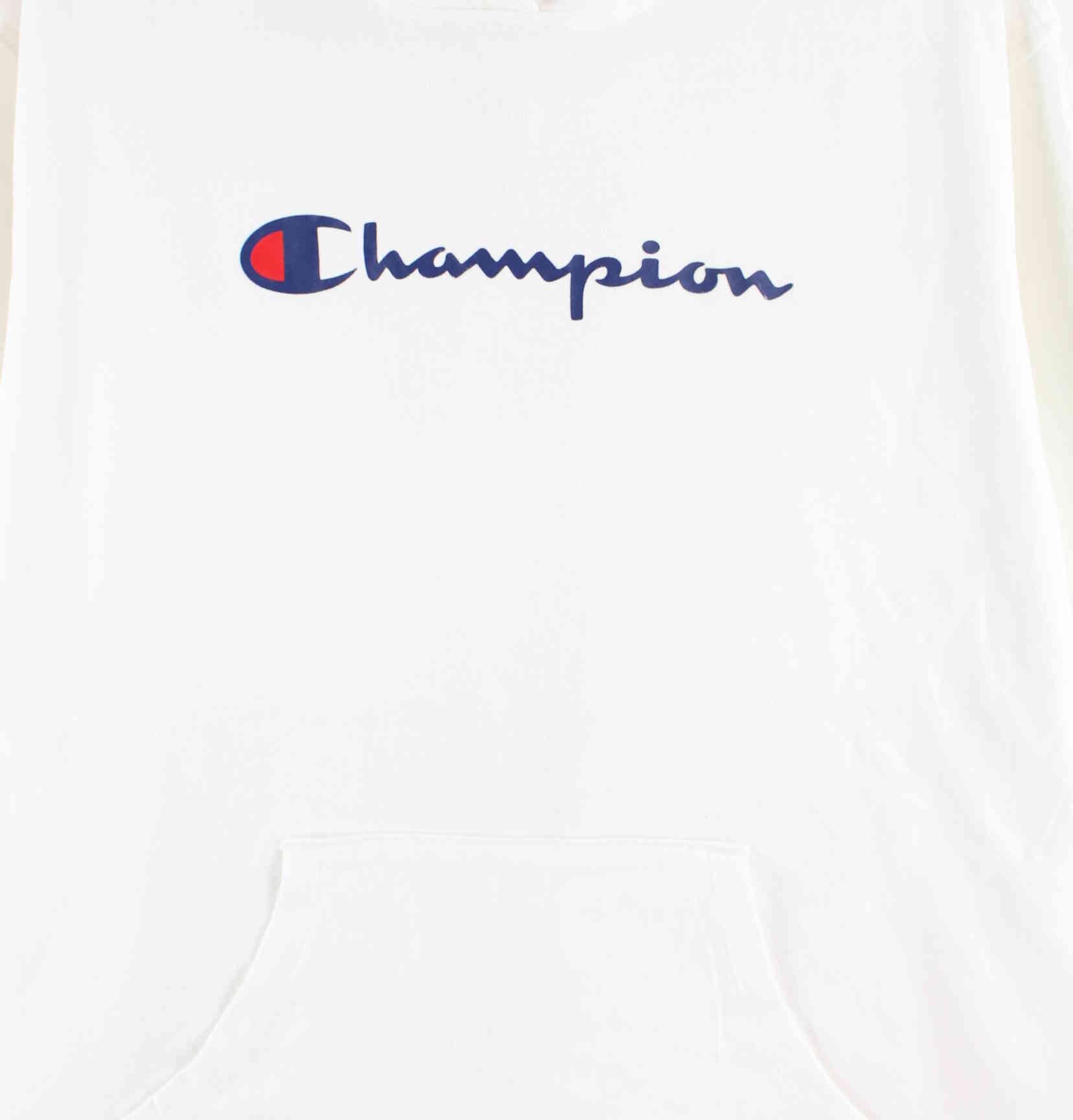 Champion Damen Print Hoodie Weiß L (detail image 1)