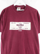 Hard Rock Cafe y2k Rome T-Shirt Rot L (detail image 1)