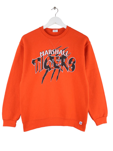 Russell Athletic Damen 00s Marshall Tigers Sweater Orange S