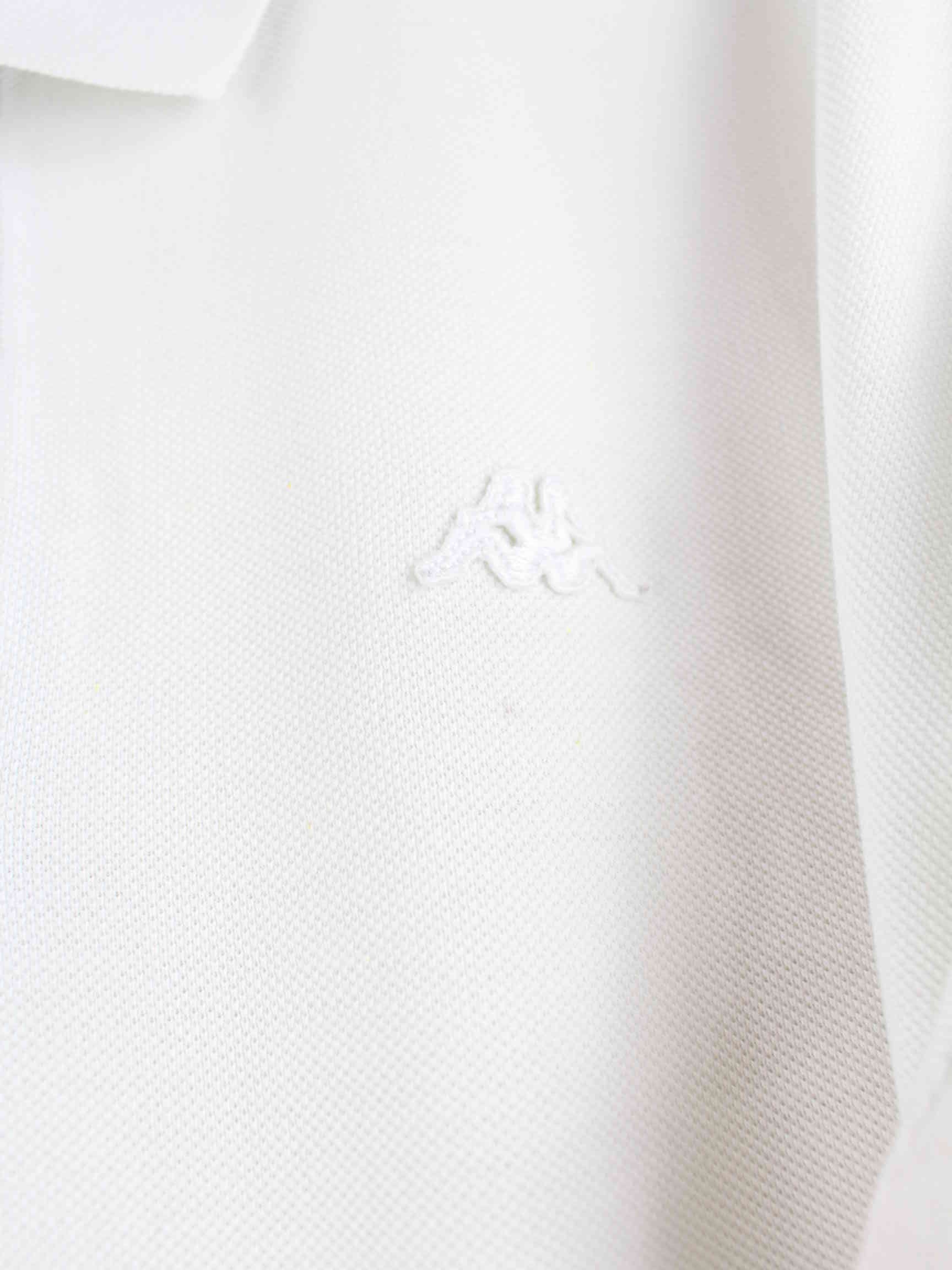 Kappa 90s Vintage Basic Polo Weiß L (detail image 9)