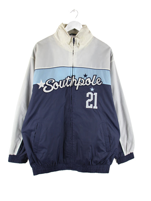 Southpole y2k Spellout Jacke Blau XL