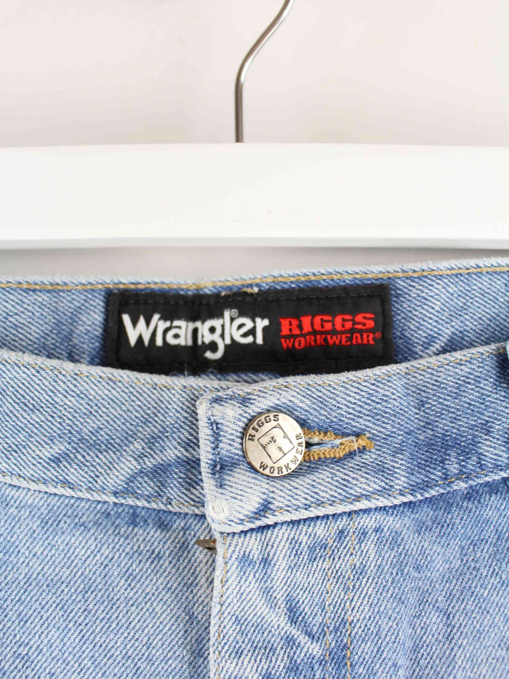 Wrangler Riggs Workwear Carpenter Shorts Blau (detail image 3)
