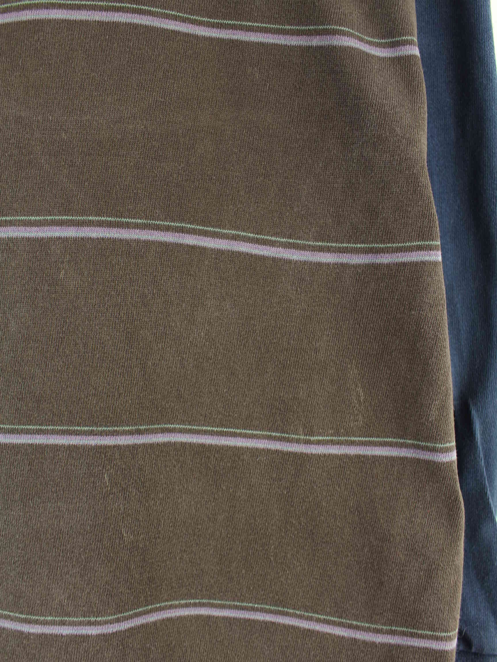 Replay 90s Vintage Embroidered Langarm Polo Blau XXL (detail image 4)