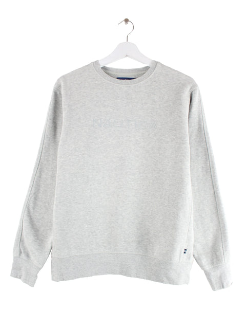 Nautica Logo Sweater Grau S