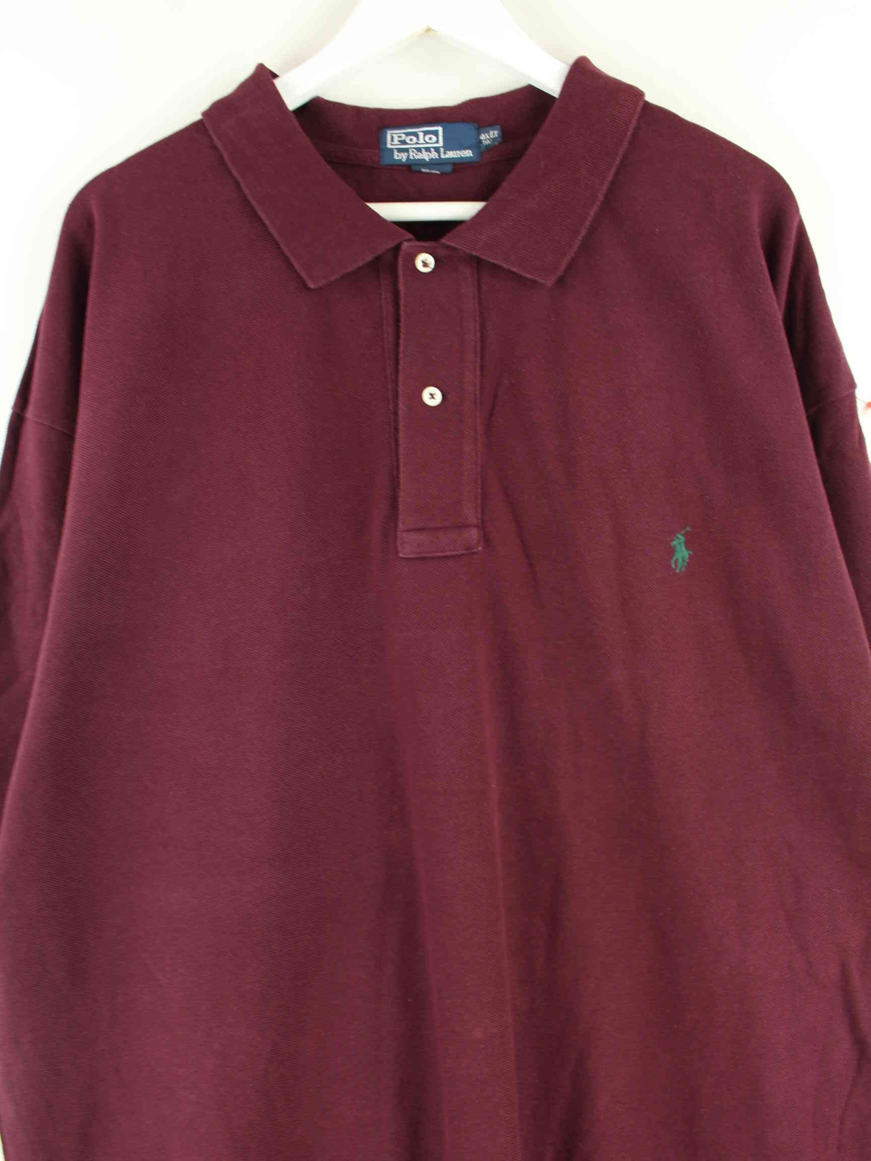 Ralph Lauren 90s Vintage Polo Lila 4XL (detail image 1)