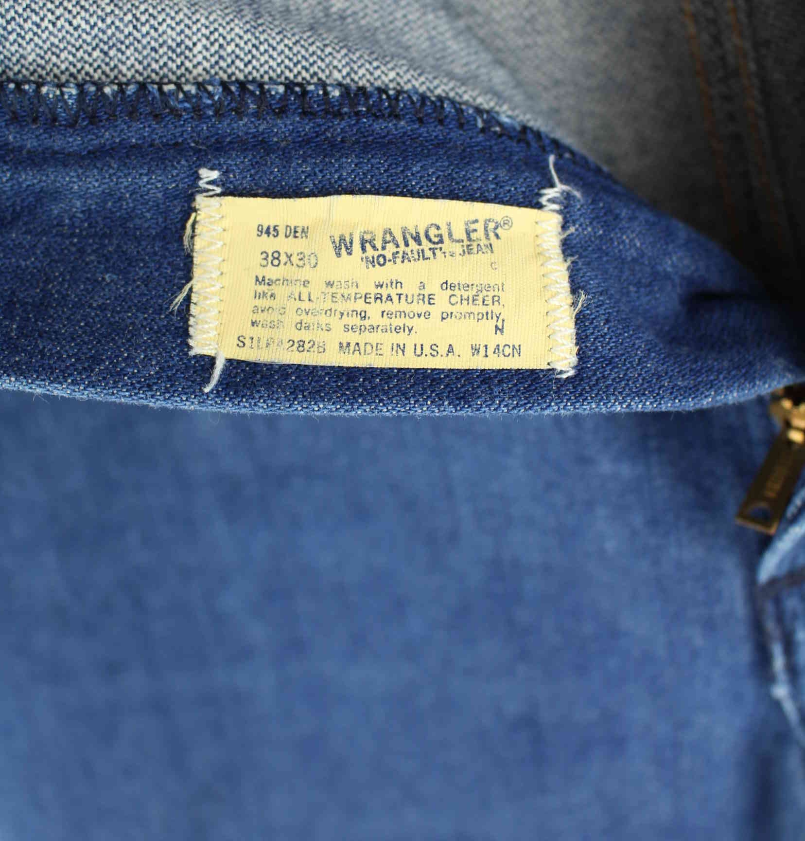 Wrangler 70s Vintage 945 DEN No Fault Jeans Blau W38 L30 (detail image 4)