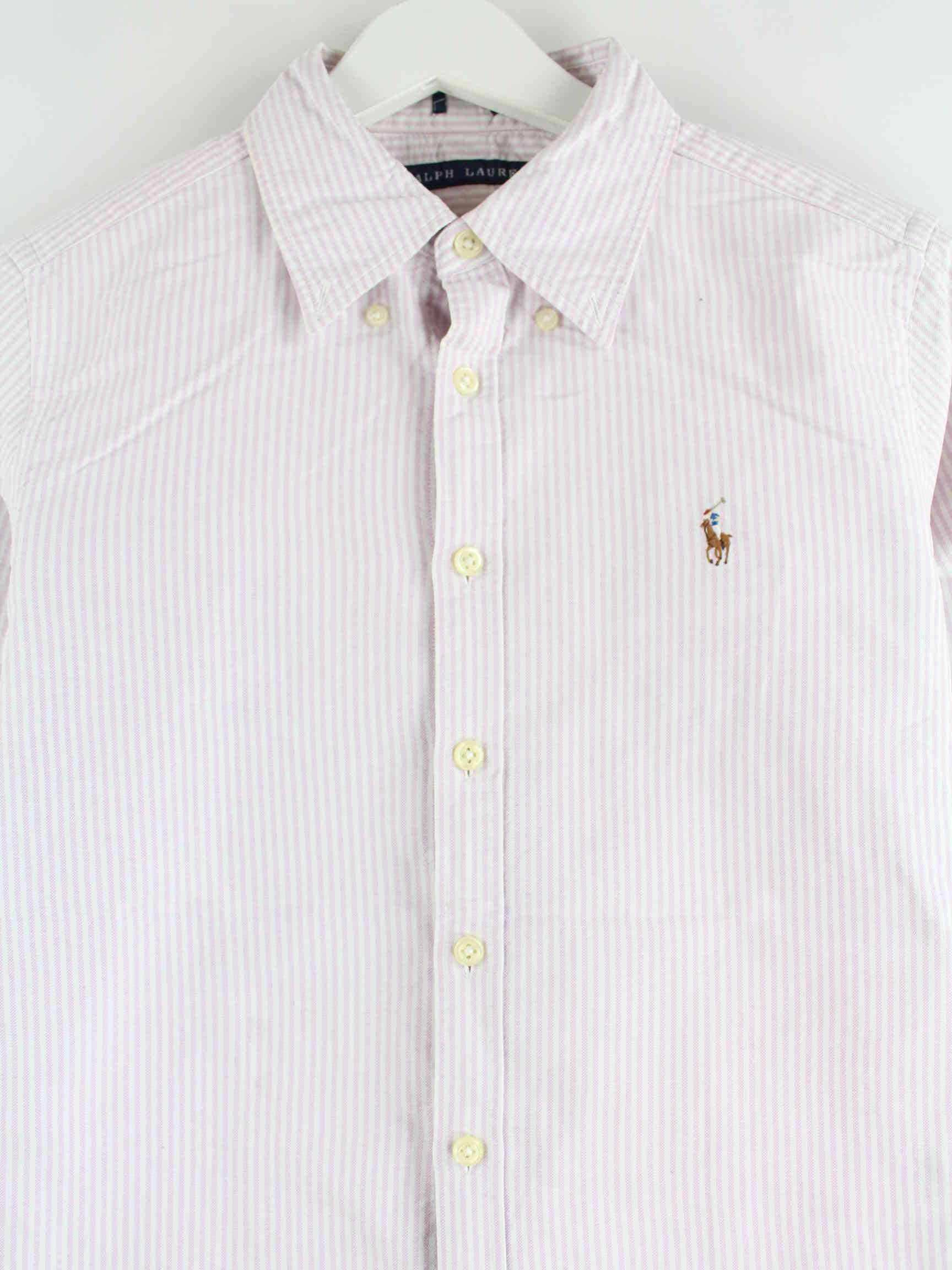 Ralph Lauren Damen Gestreift Hemd Rosa S (detail image 1)