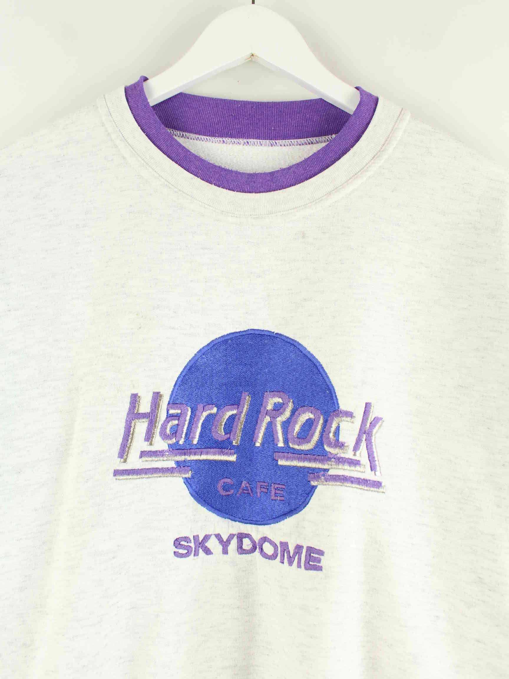 Hard Rock Cafe 90s Vintage Skydome Sweater Grau (detail image 1)