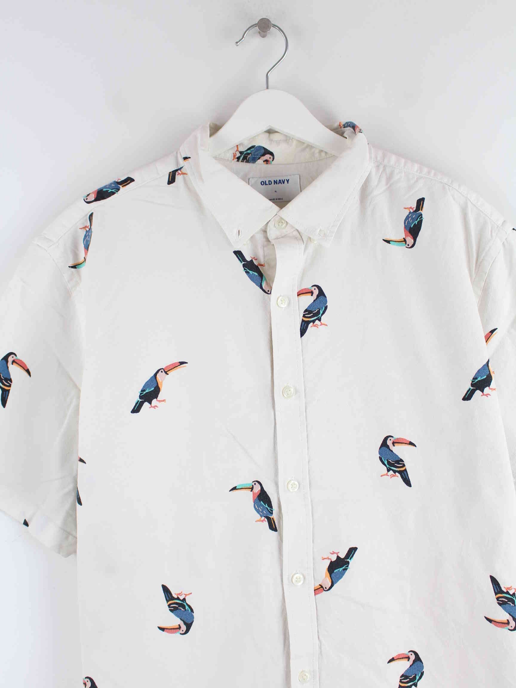 Old Navy Hawaii Hemd Weiß XL (detail image 1)