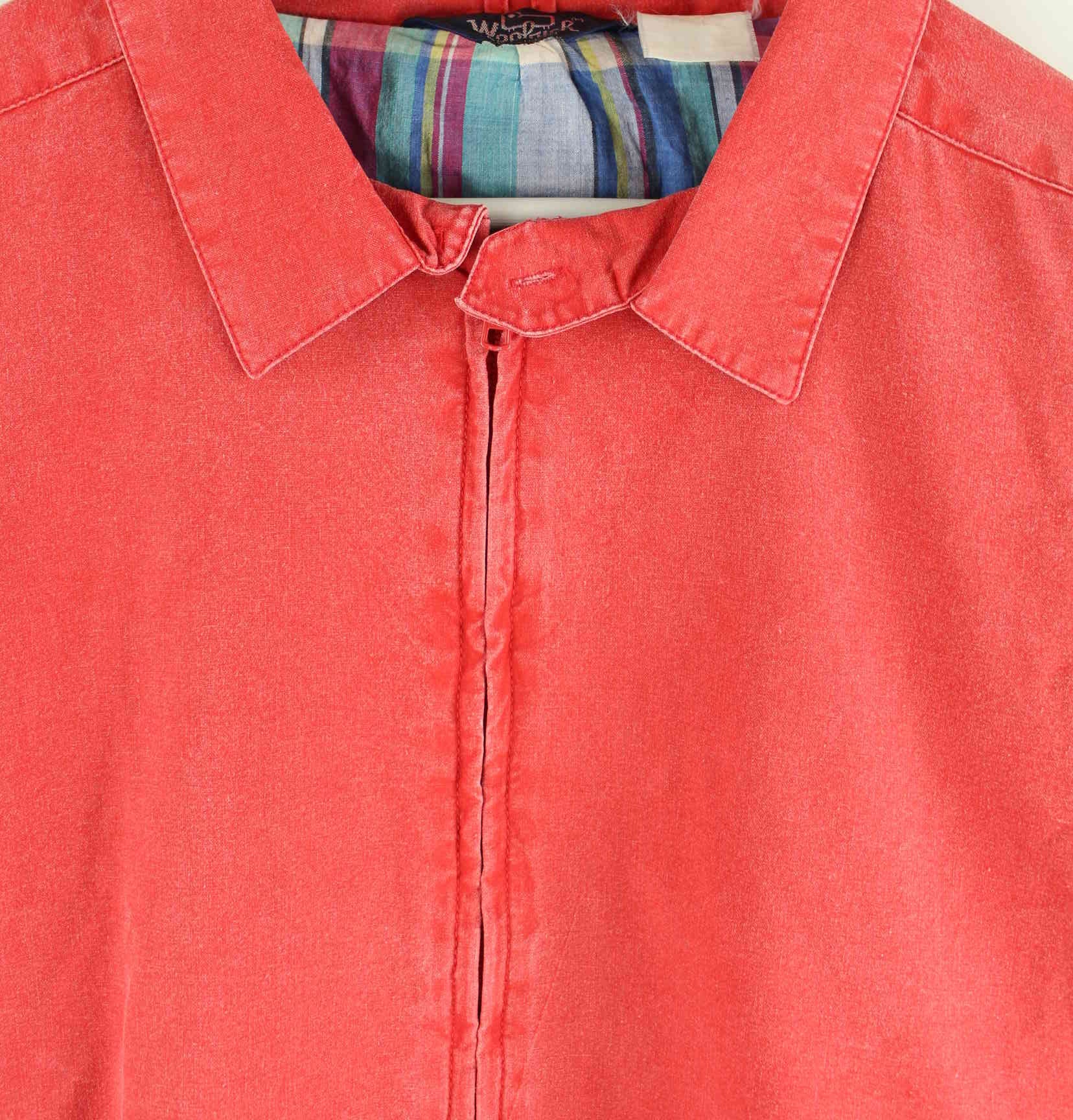 Woolrich 90s Vintage Harrington Jacke Rot XXL (detail image 1)