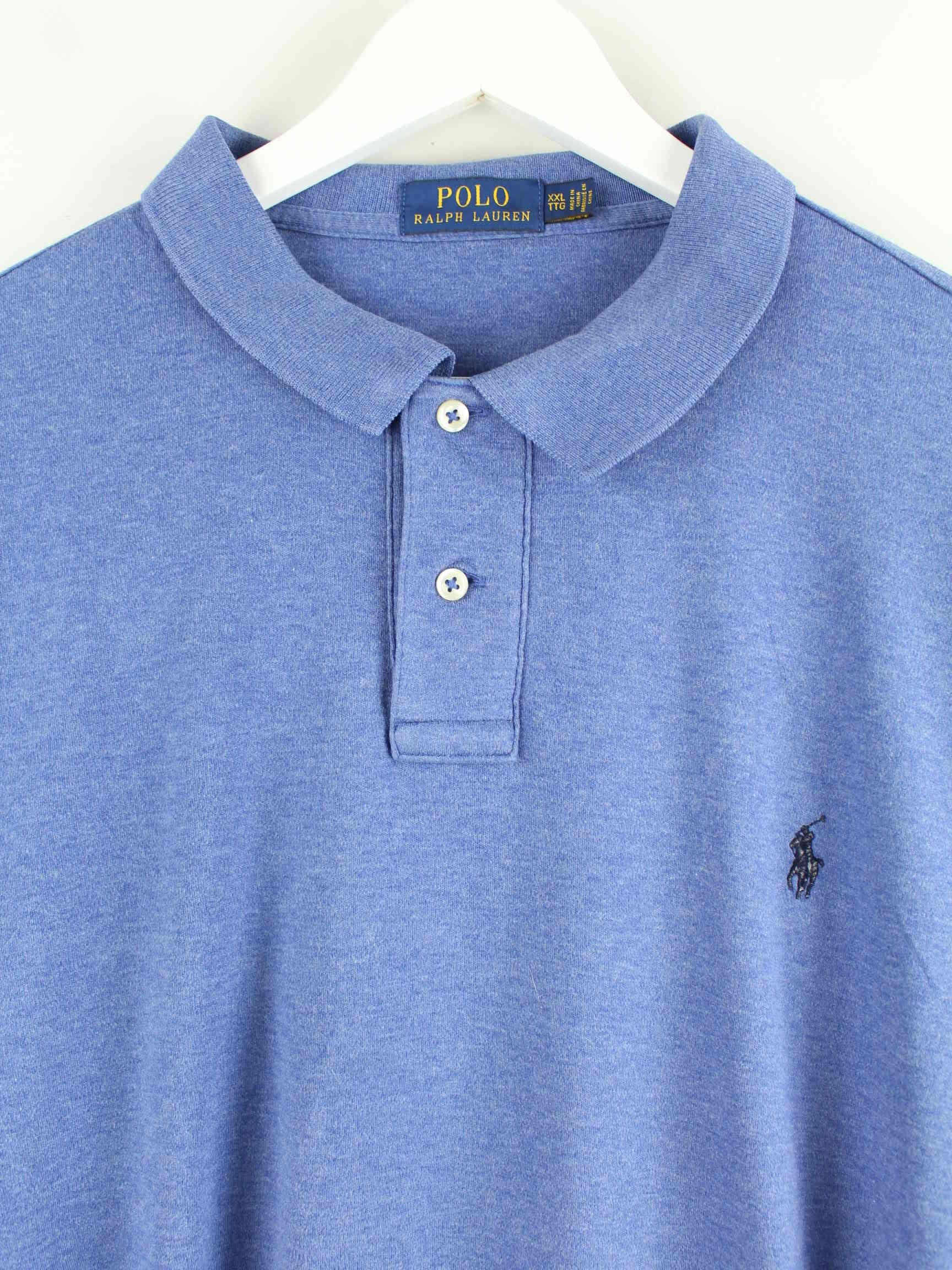 Ralph Lauren Basic Polo Blau XXL (detail image 1)