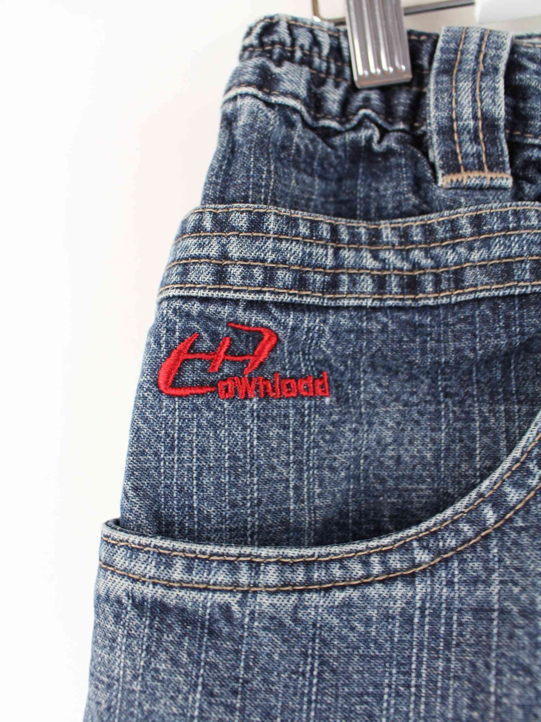 Vintage y2k Download Embroidered Carpenter Jeans Blau (detail image 2)