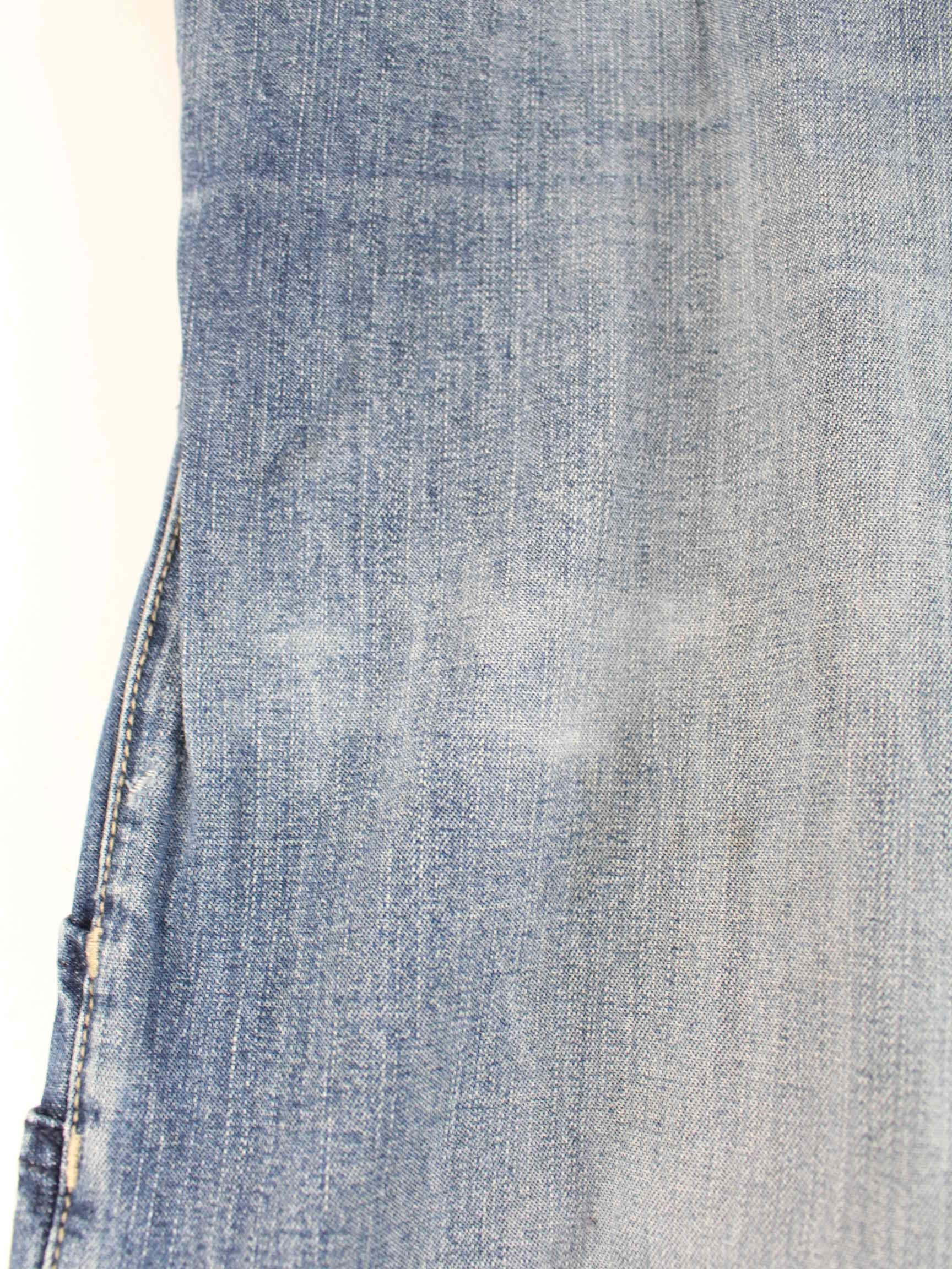 Engelbert Strauss y2k Embroidered Workwear Carpenter Jeans Blau (detail image 2)