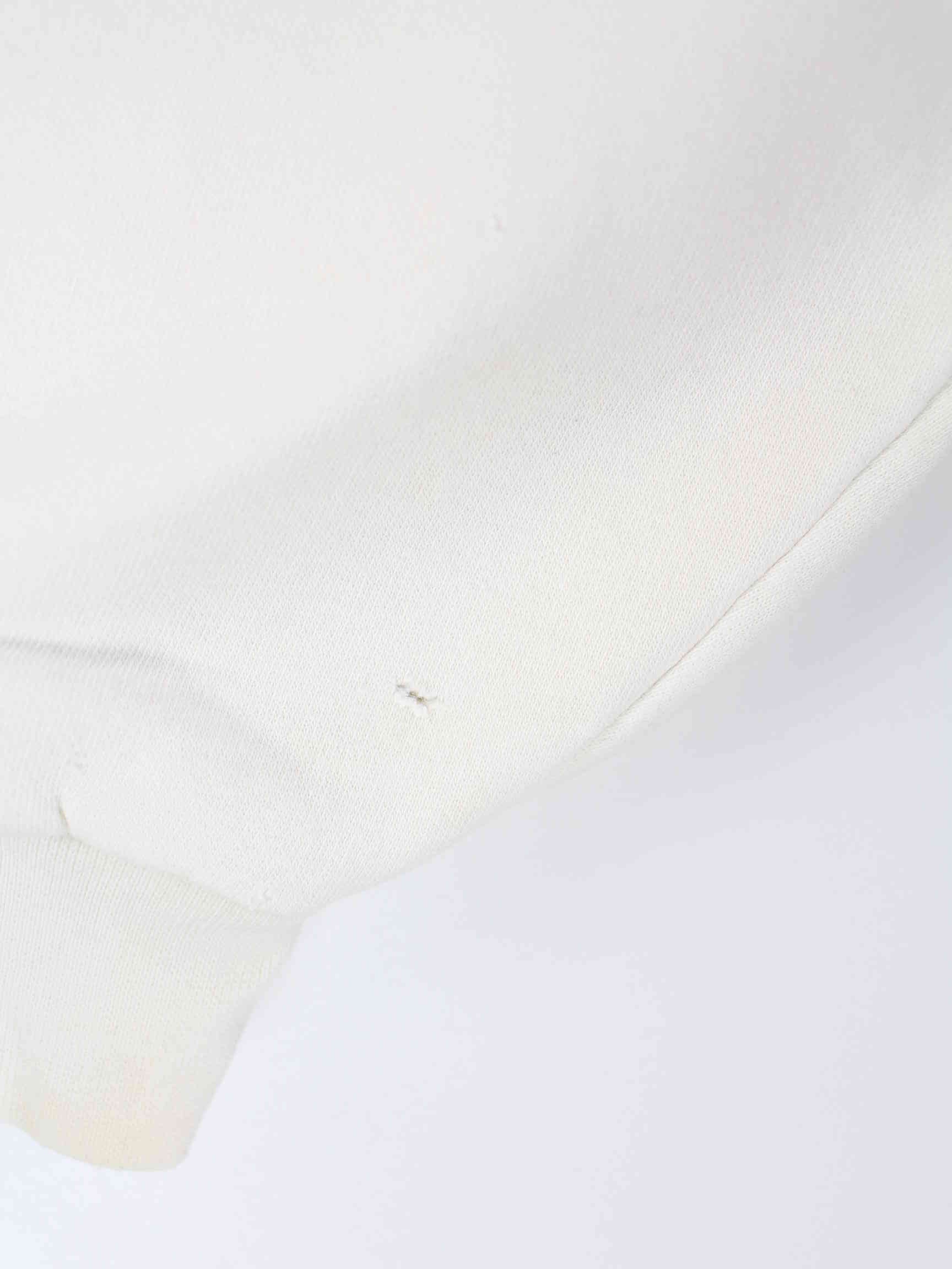 Tommy Hilfiger 90s Vintage Embroidered Hoodie Beige XL (detail image 3)