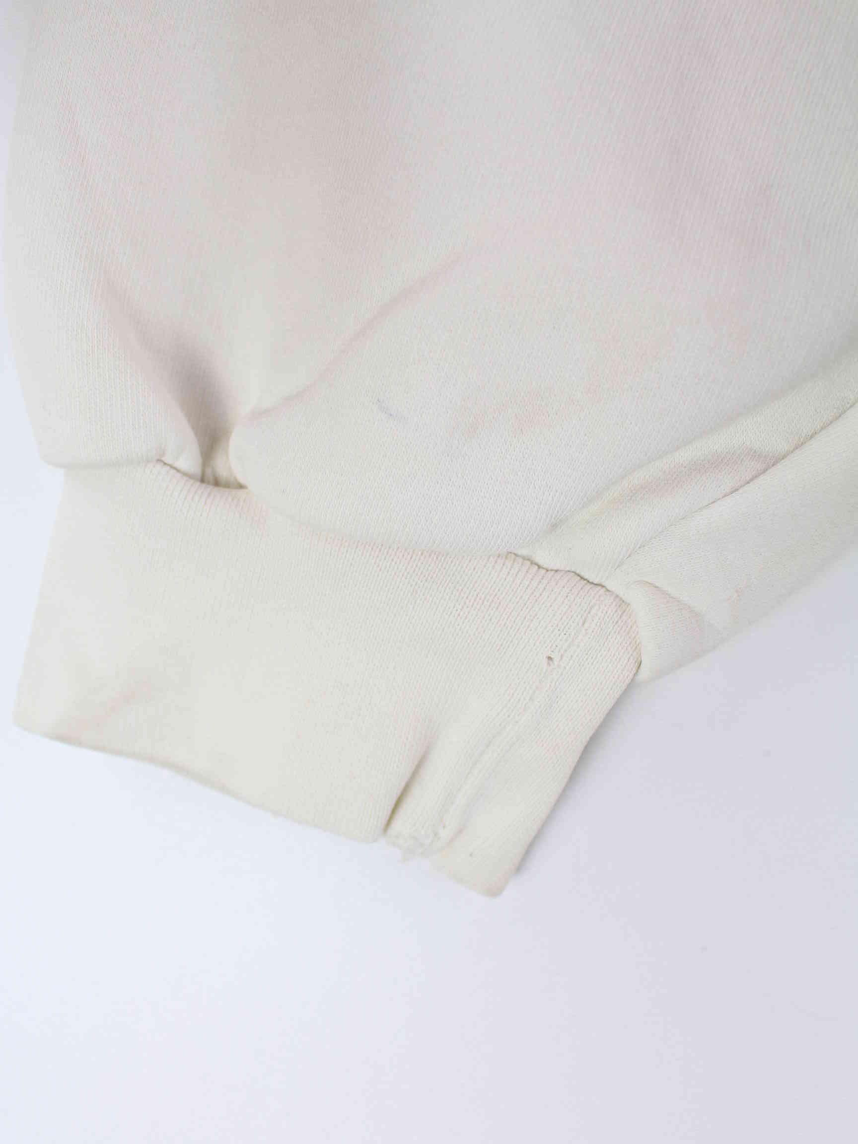 Tommy Hilfiger 90s Vintage Embroidered Hoodie Beige XL (detail image 11)