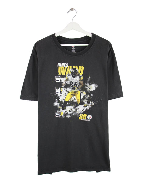 NFL Pittsburgh Steelers Hines Ward Print T-Shirt Schwarz XXL