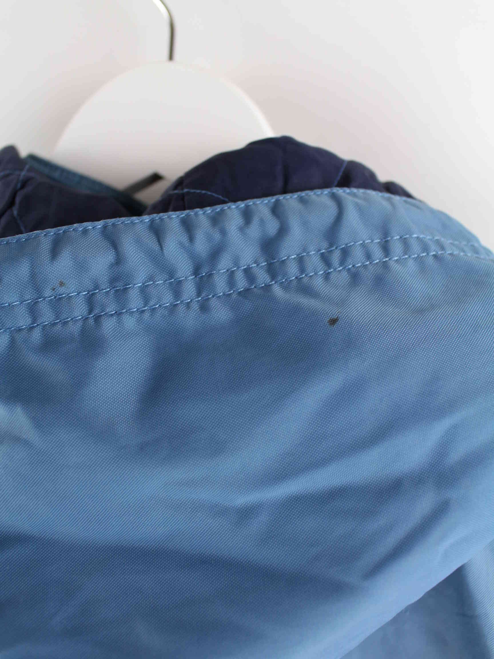 Nike 90s Vintage Center Swoosh Embroidered Jacke Blau L (detail image 5)