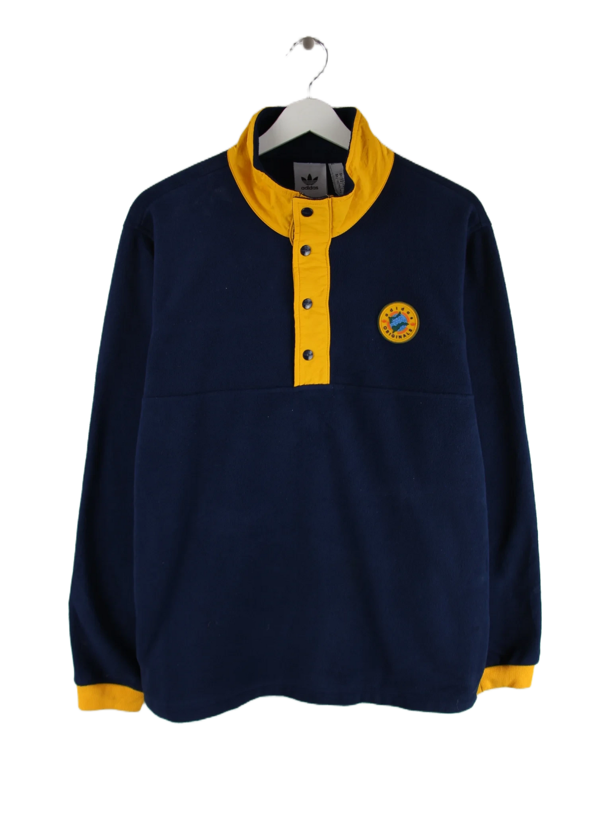 Adidas Fleece Blau M – Vorderseite