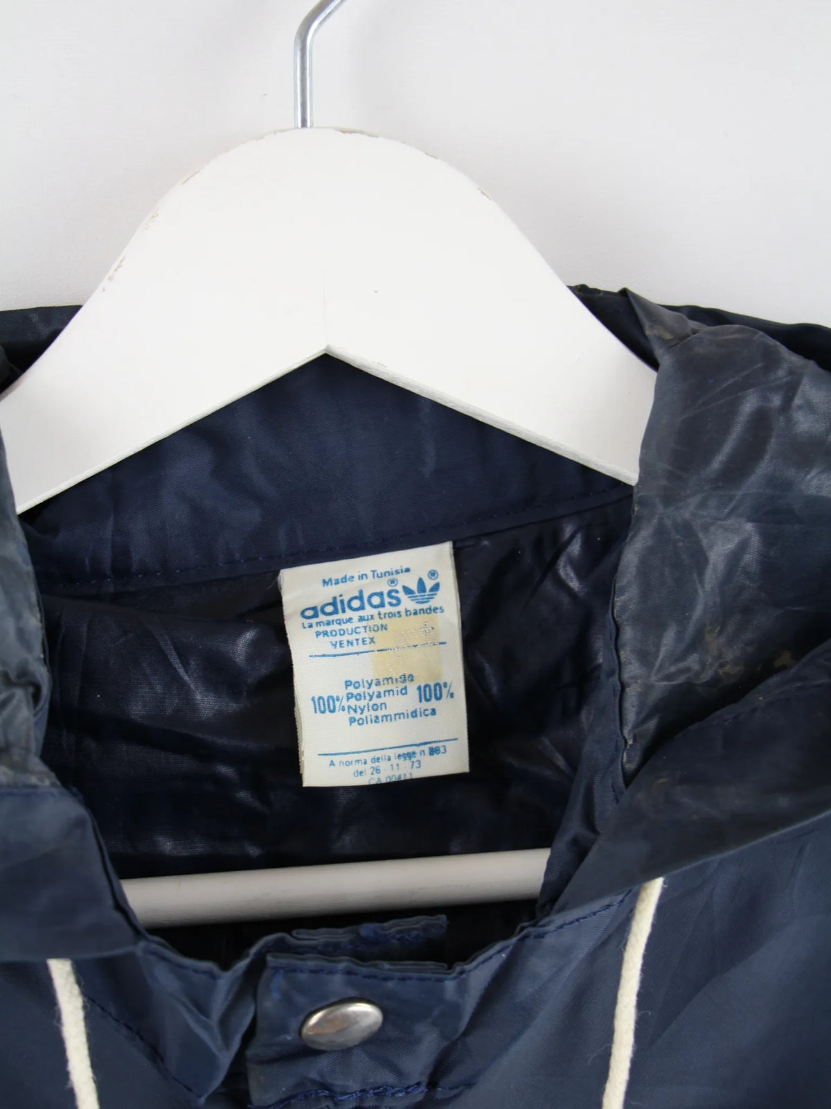 Adidas Leichte Jacke Blau L – Etikett
