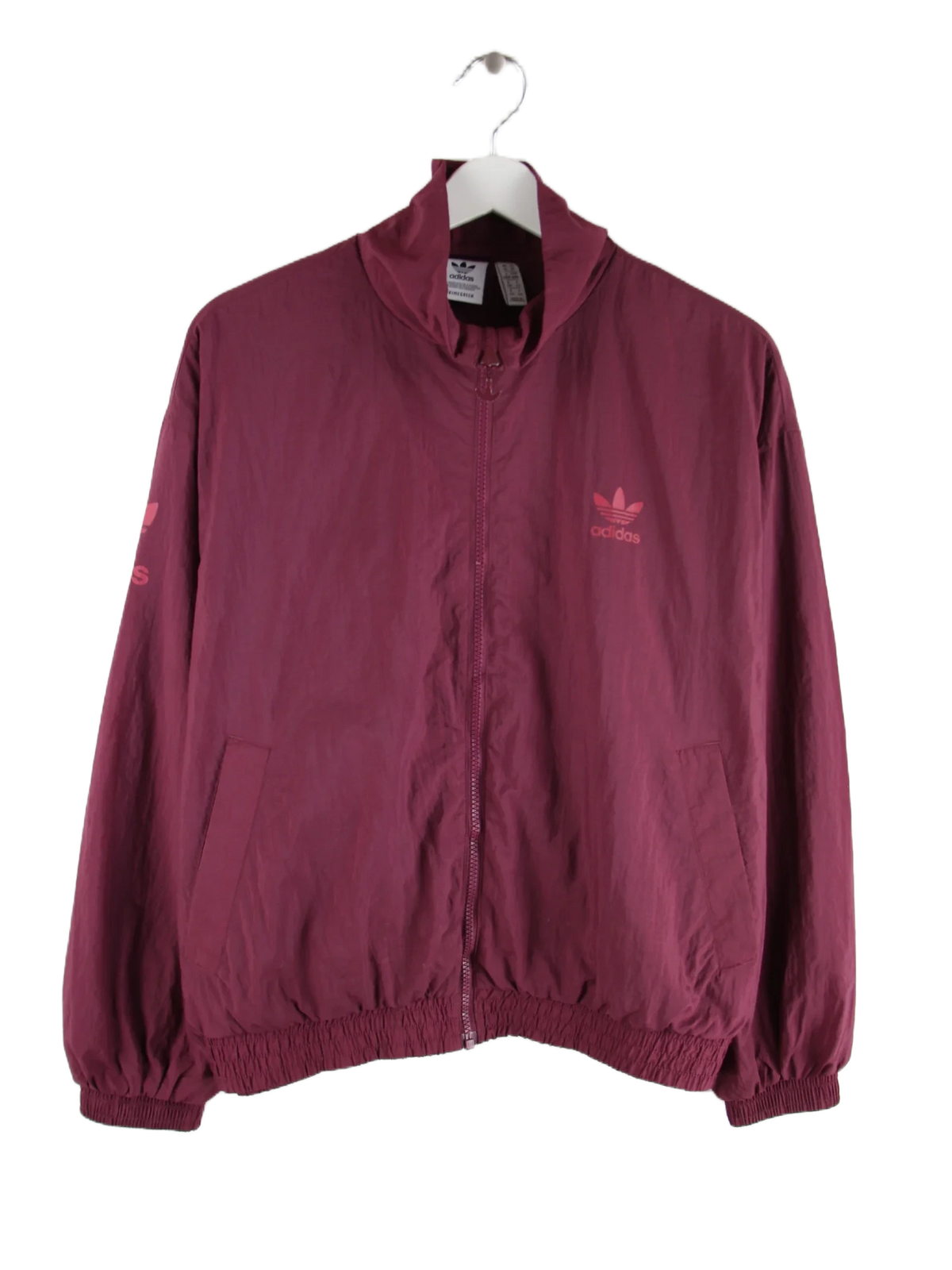 Adidas Leichte Jacke Rot M – Vorderseite