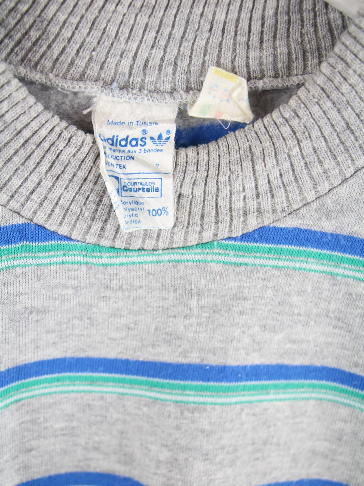 Adidas Sweater Grau M – Etikett