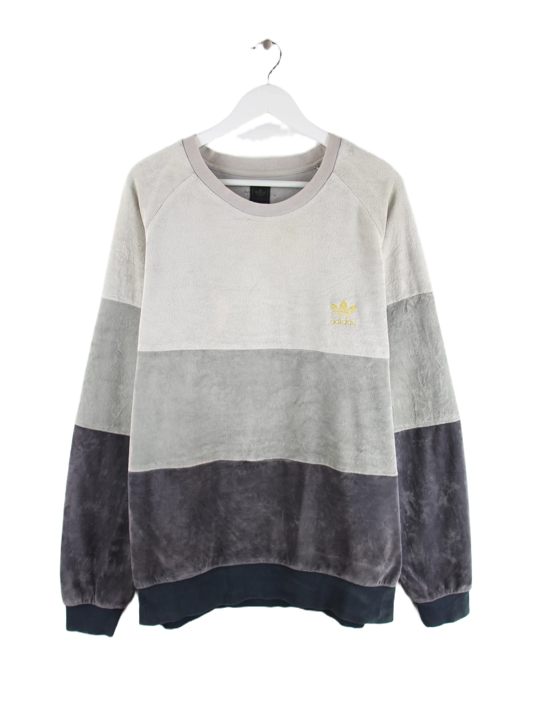 Adidas Sweater Grau XL – Vorderseite
