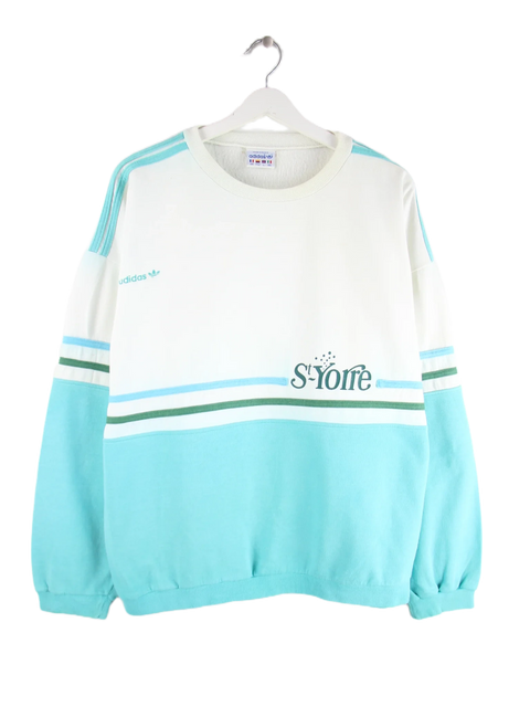 Adidas Sweater Weiß L – Vorderseite