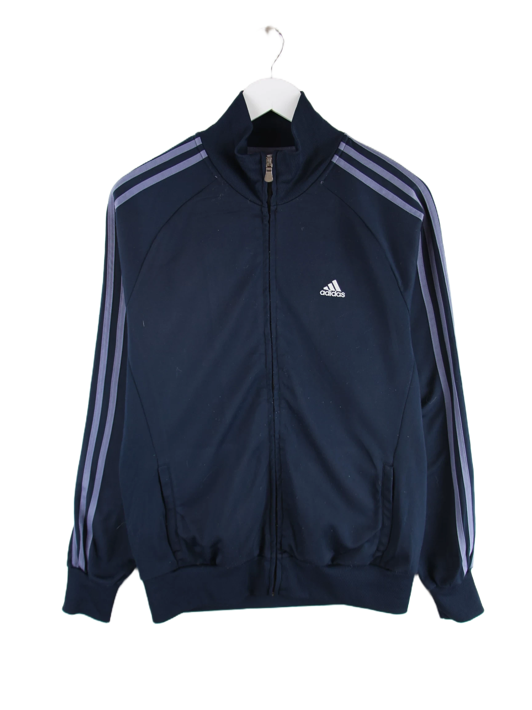 Adidas Trainingsjacke Blau L – Vorderseite