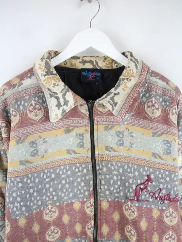 Australian Leichte Jacke Mehrfarbig XL – Detailansicht Vorderseite