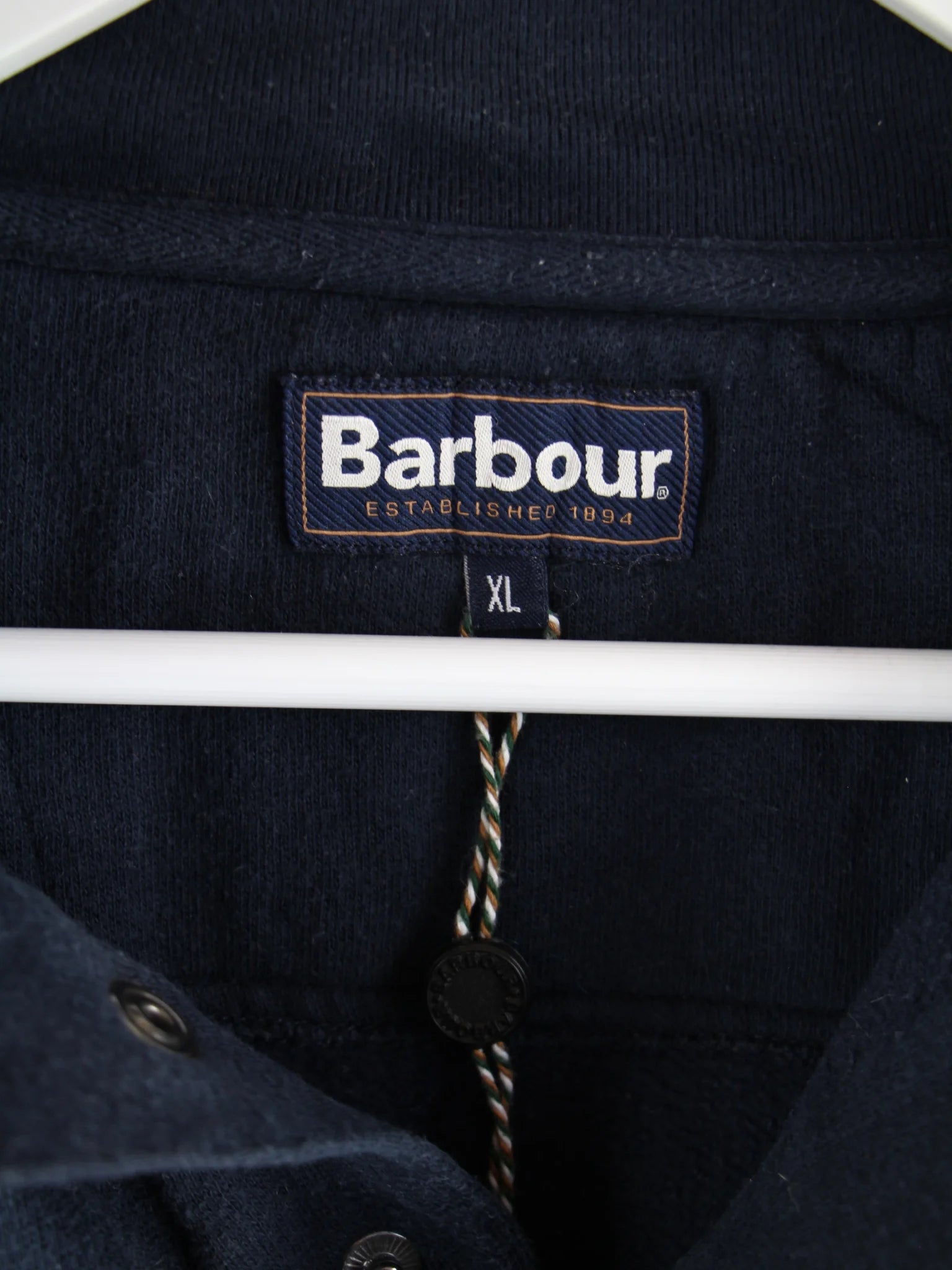 Barbour Sweater Blau XL – Etikett