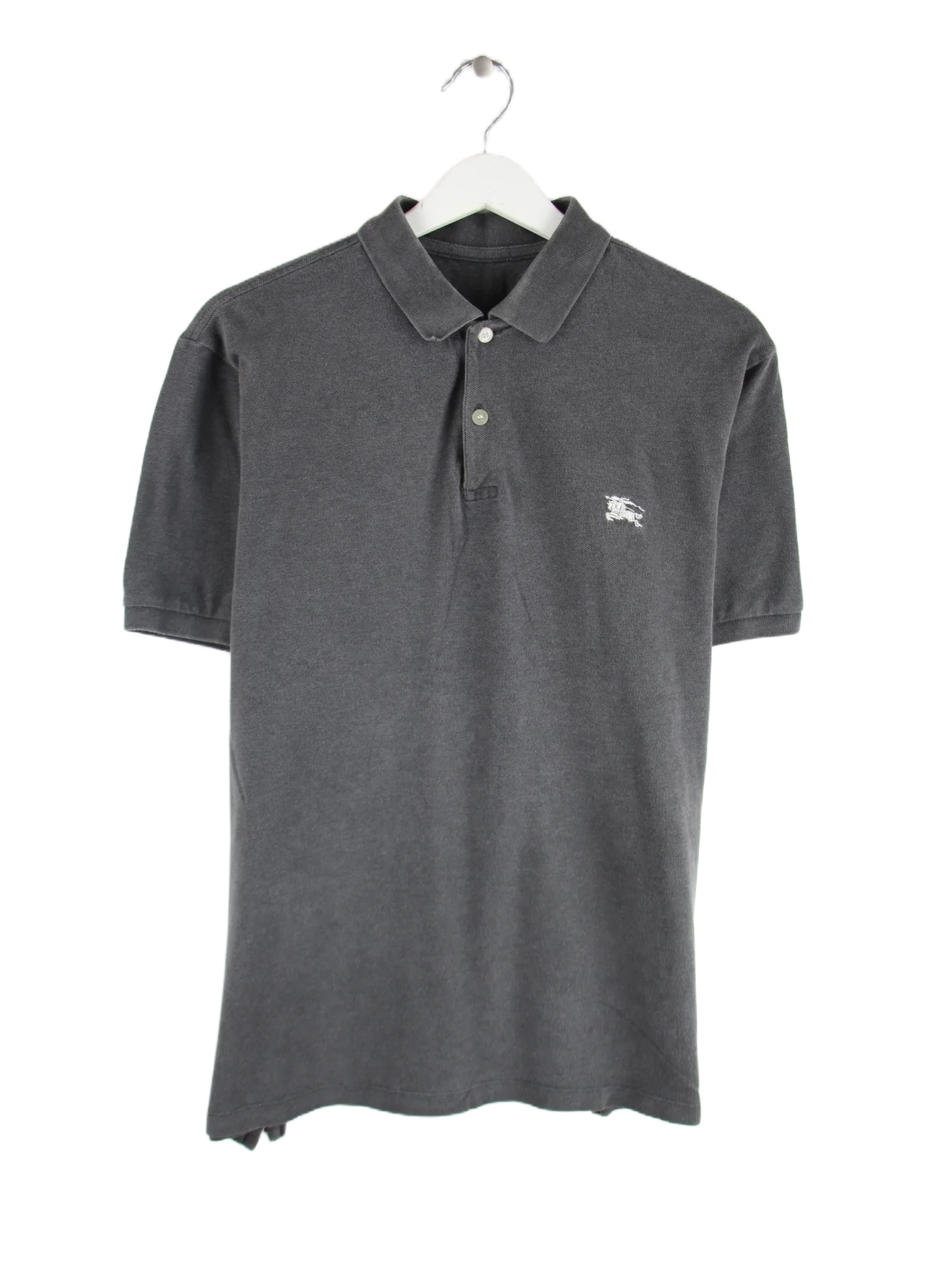Burberry Polo Grau M – Vorderseite