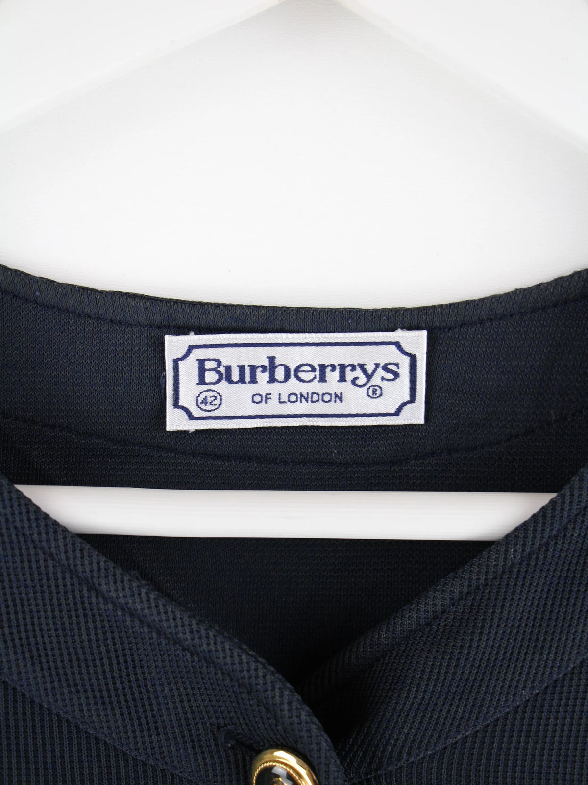 Burberry Strickjacke Blau S – Etikett