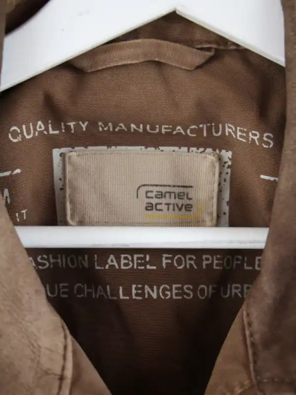 Camel Jeansjacke Braun XL – Etikett