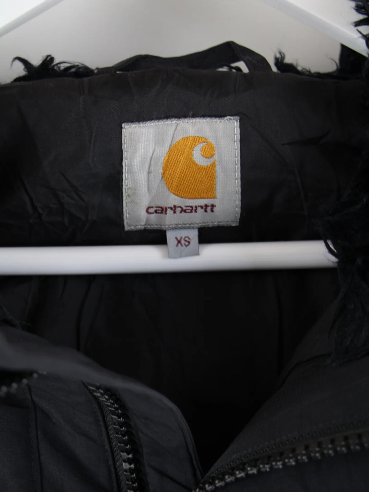 Carhartt Jacke Schwarz XS – Etikett