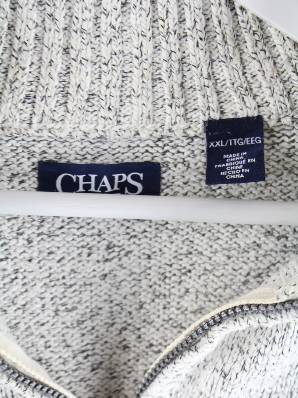 Chaps by Ralph Lauren Pullover Grau XXL – Etikett