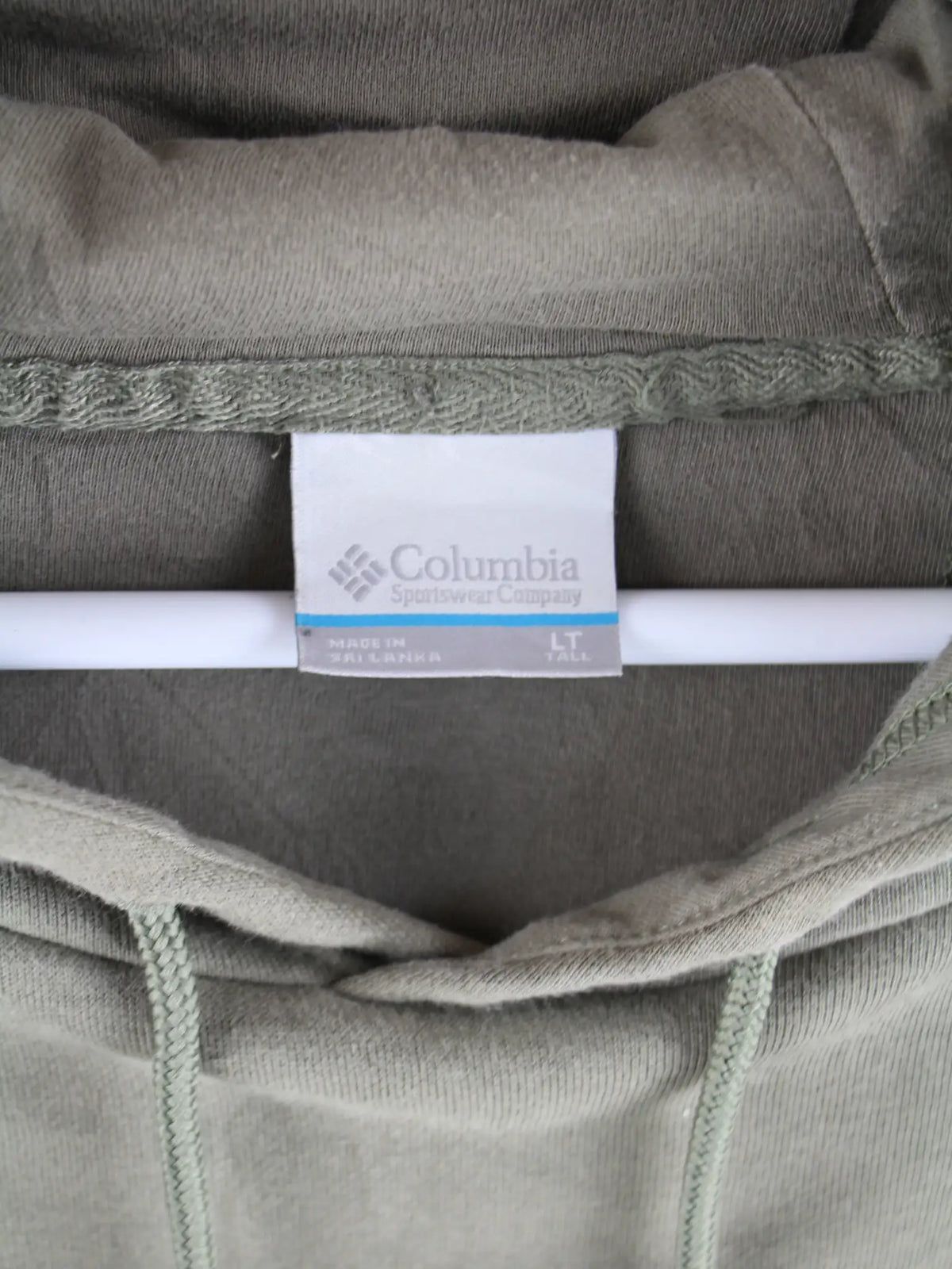 Columbia Hoodie Grün XL – Etikett