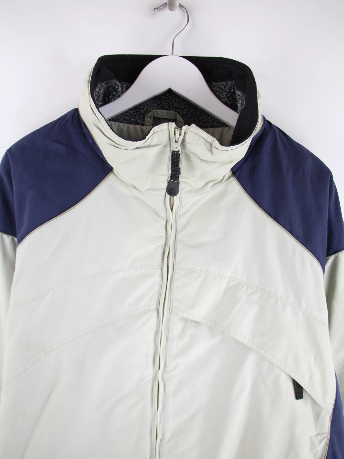 Columbia Jacke Beige L – Detailansicht Vorderseite