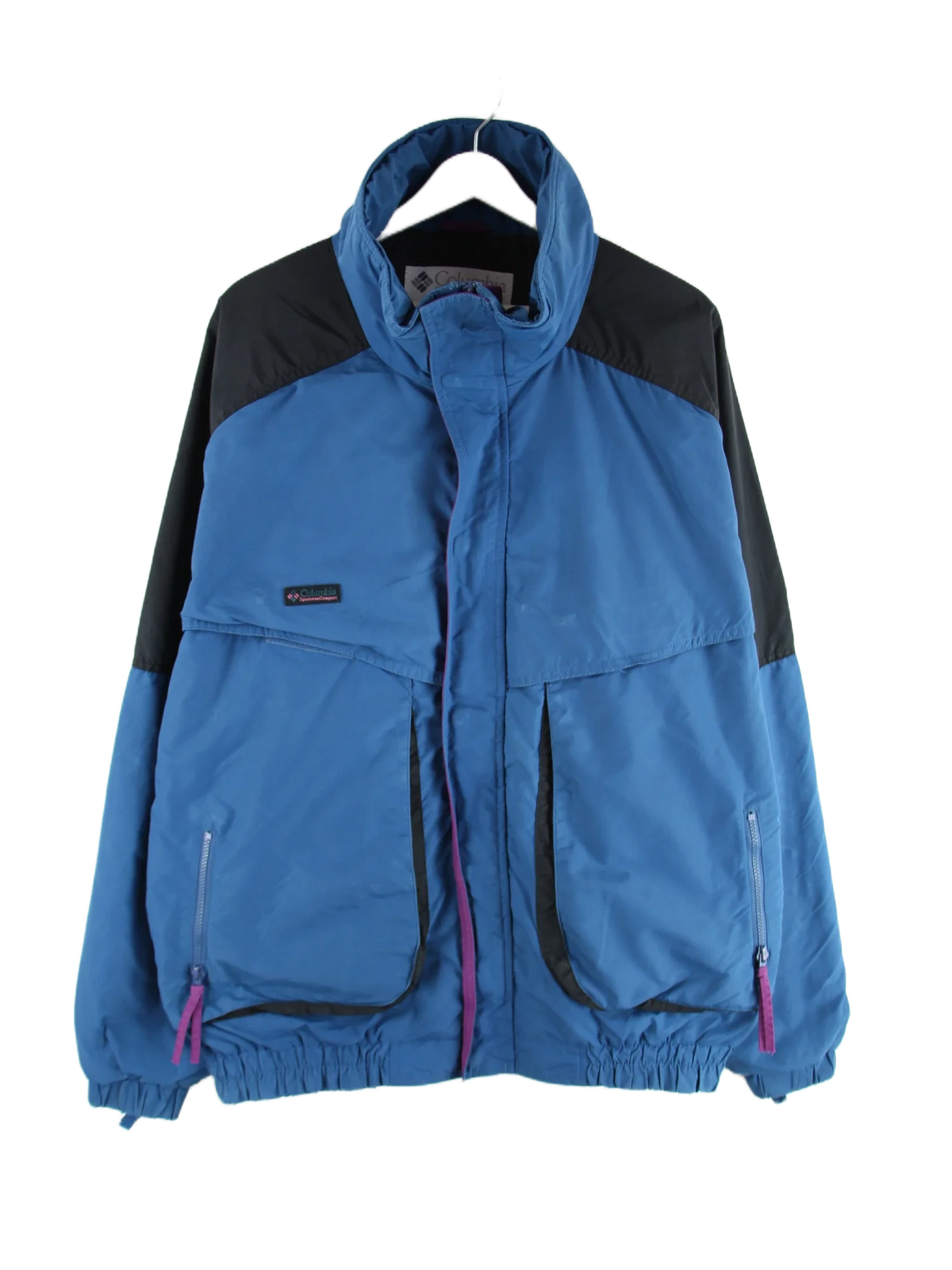 Columbia Leichte Jacke Blau XXL – Vorderseite