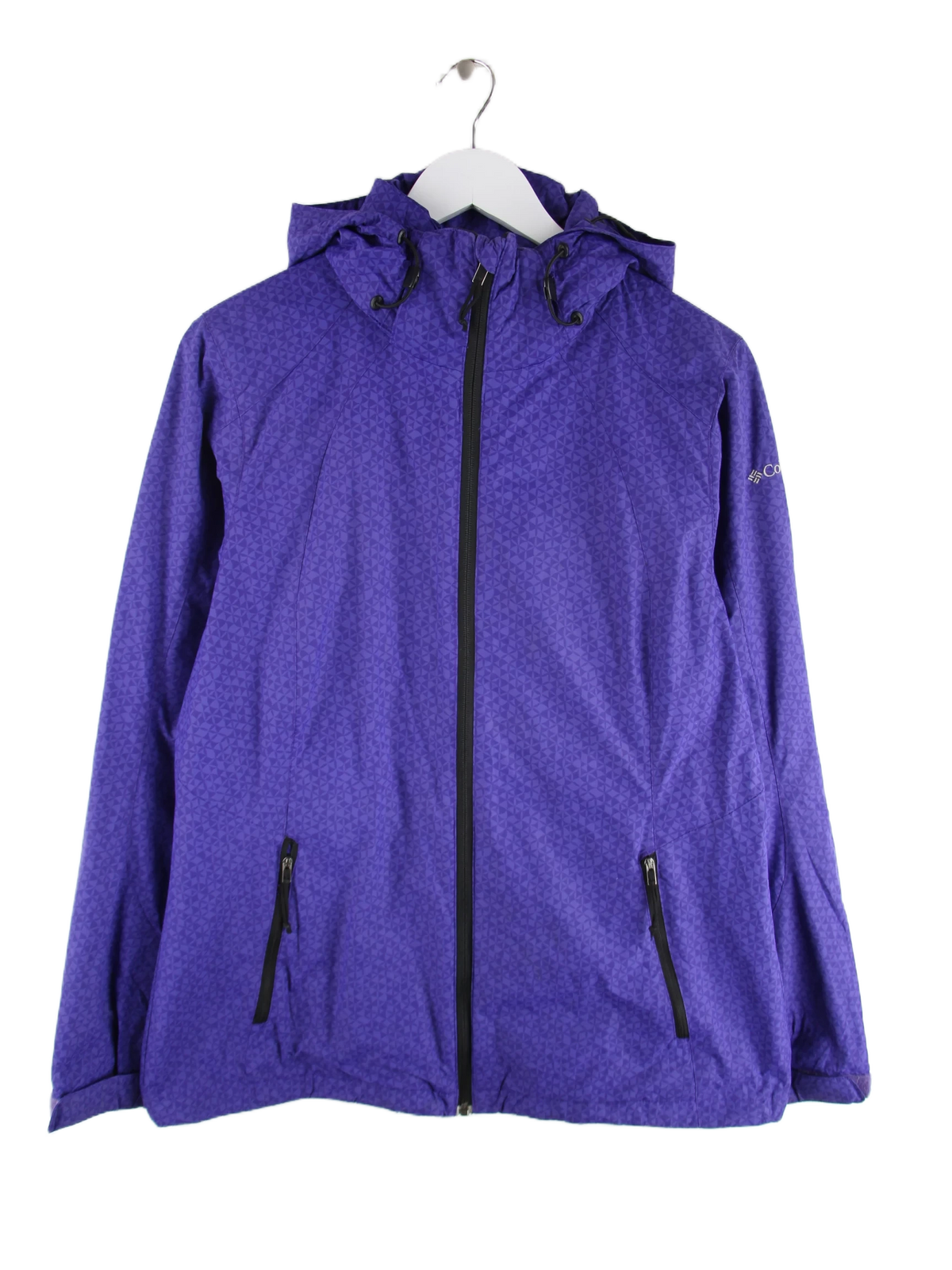 Columbia Leichte Jacke Lila M – Vorderseite