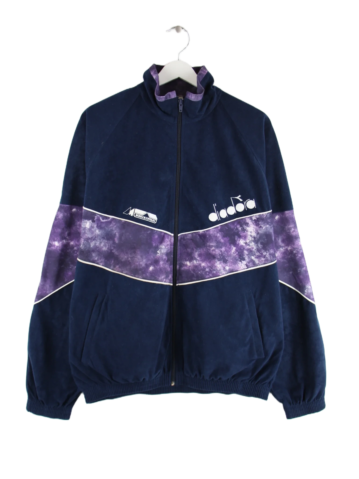 Diadora Trainingsjacke Blau XXL – Vorderseite