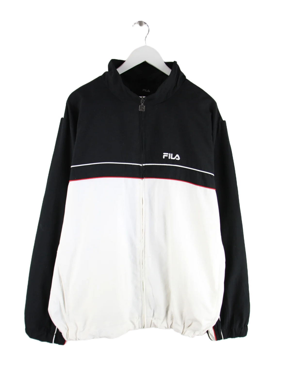 Fila Trainingsjacke Weiß XXL – Vorderseite