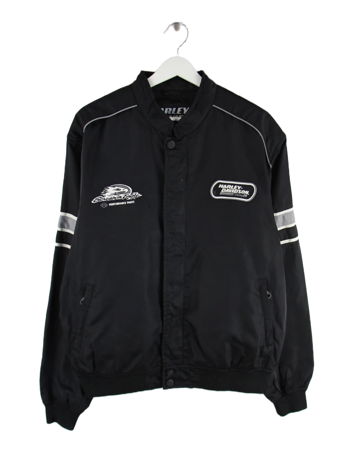 Harley Davidson Jacke Schwarz L – Vorderseite