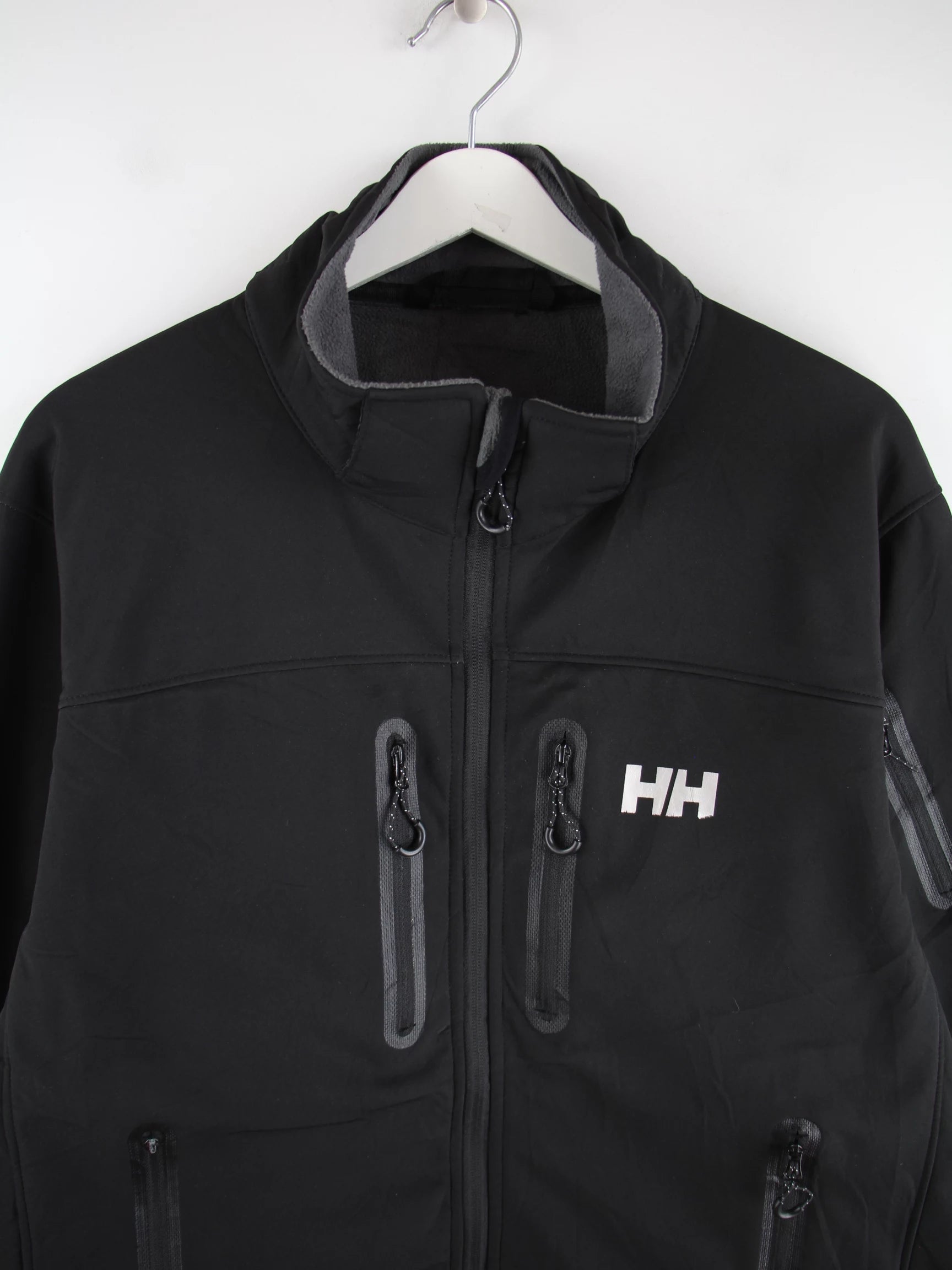Helly Hansen Jacke Schwarz XL – Detailansicht Vorderseite