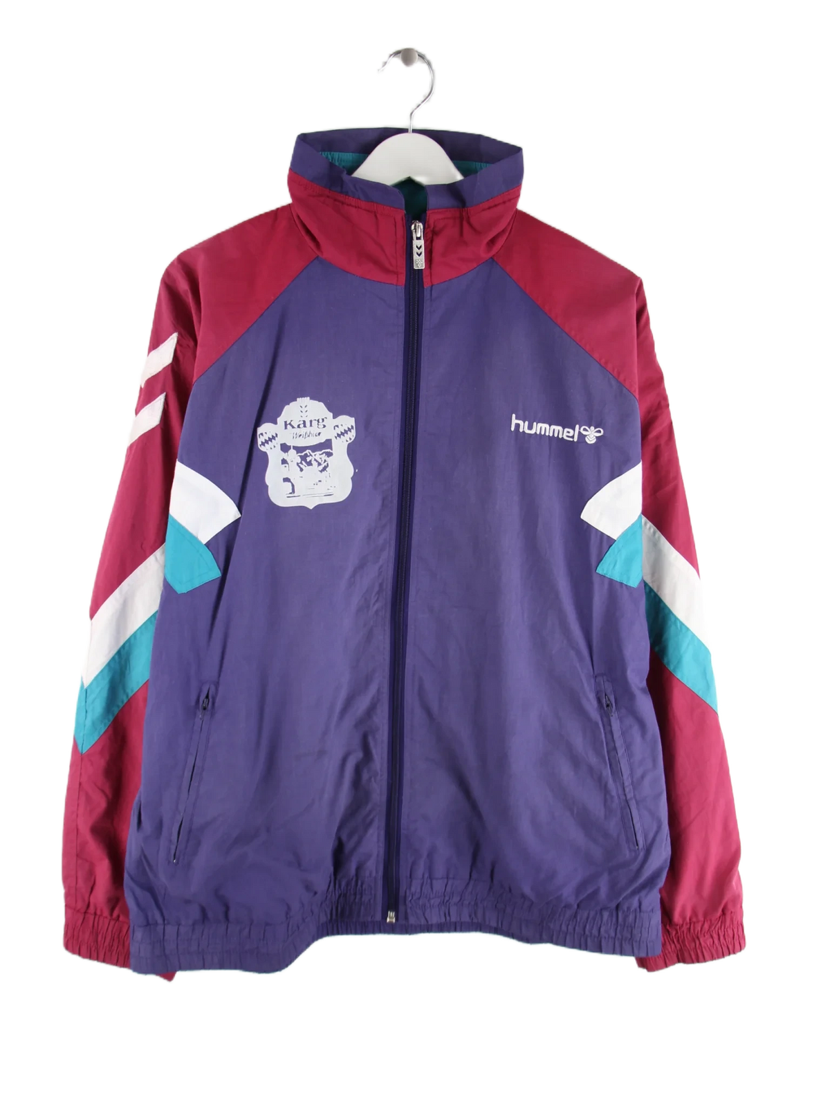 Hummel Trainingsjacke Lila L – Vorderseite